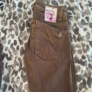 Boys Volcom skinny jeans size 8 slim
